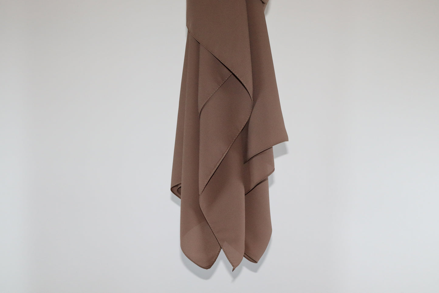Krepp Schal "taupe-braun" K12
