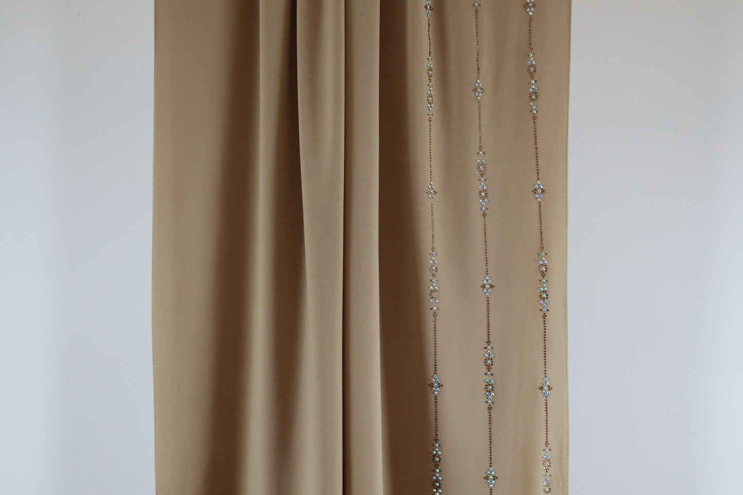 Premium Jersey Strass PS3 "dunkel-beige", B-Ware