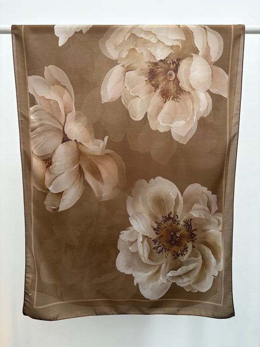 Soft Bloom Hijab „cappuccino“ 2
