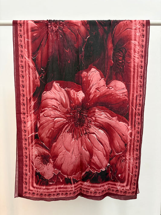 Soft Bloom Crinkle "rot" 39