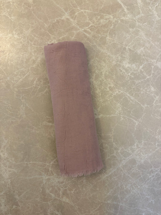 Crinkle-Schal "altrosa" BS17